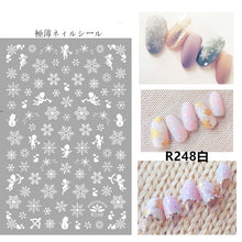 Load image into Gallery viewer, 9.4*6.3cm christmas series nail sticker（about 70 styles/piece）
