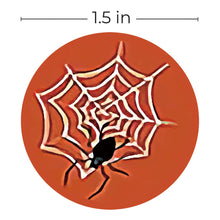 Load image into Gallery viewer, spider web candy sweety Hallowmas sticker 500pieces/roll
