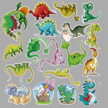 Load image into Gallery viewer, about:6-10cm 50 pcs dinosaur waterproof cartoon stickers
