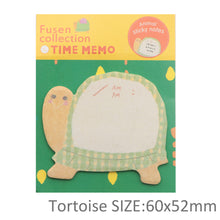 Load image into Gallery viewer, 80*54mm stationery rabbit bunny turtle tortoise panda Animal note paper（20page/pack）
