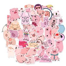 Load image into Gallery viewer, about:5-8cm 50 pcs pink series waterproof cartoon stickers
