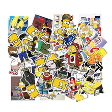 Load image into Gallery viewer, about:6-10cm(4&#39;&#39;) 50 pcs waterproof cartoon stickers
