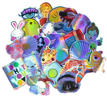 Load image into Gallery viewer, holographic waterproof stickers(50pcs/pack)
