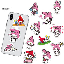 Load image into Gallery viewer, size:100*100mm 50 pcs cartoon waterproof stickers

