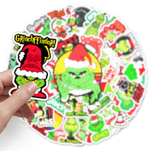Load image into Gallery viewer, about:5.5-8.5cm(3.4&#39;&#39;) 52pcs cartoon waterproof stickers
