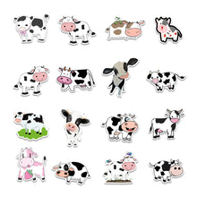 Load image into Gallery viewer, about:5-8cm 50 pcs waterproof cow cartoon stickers
