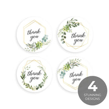 Load image into Gallery viewer, letters alphabet household gadgets flower floral round oval thank you plant leaf leaves tree sticker (500 pcs/roll)
