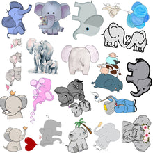 Load image into Gallery viewer, about:5-8cm 50 pcs elephant waterproof cartoon stickers
