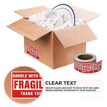 Load image into Gallery viewer, sign letters alphabet 2*3 inch fragile warning sign sticker (500pcs/roll)
