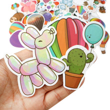 Load image into Gallery viewer, about:5-8cm 50 pcs balloon series waterproof stickers
