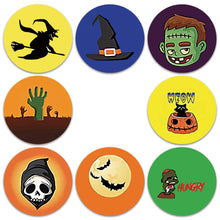 Load image into Gallery viewer, cap hat Hallowmas sticker 500pieces/roll
