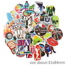 Load image into Gallery viewer, about:5-8cm(3.2&#39;&#39;) 50 pcs sports waterproof stickers

