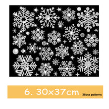 Load image into Gallery viewer, christmas snowflake static window glass wall sticker
