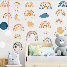 Load image into Gallery viewer, 30*80cm(11.8*31.5&#39;&#39;) love clouds rainbow wall stickers
