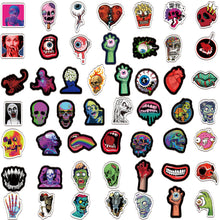 Load image into Gallery viewer, about 4.5-7.5cm 50pcs halloween waterproof sticker
