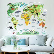 Load image into Gallery viewer, 60*90cm animal world wall sticker
