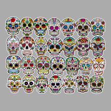 Load image into Gallery viewer, package size:10*10cm 52 pcs symphony skull series waterproof stickers
