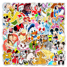 Load image into Gallery viewer, about:5.5-8.5cm 56pcs not repeated cartoon series waterproof stickers
