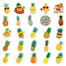 Load image into Gallery viewer, about:5.5-8.5cm 50pcs not repeated yellow series waterproof stickers
