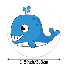 Load image into Gallery viewer, fish octopus the whale ocean series ocean sticker 500pieces/roll
