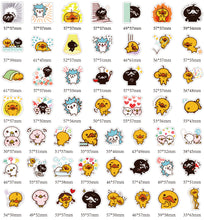 Load image into Gallery viewer, package size:80*80mm 50 pcs cartoon waterproof stickers
