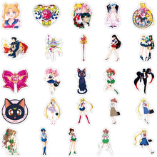 Load image into Gallery viewer, about:5-8cm 50pcs cartoon waterproof stickers
