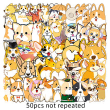 Load image into Gallery viewer, about:5.5-8.5cm 50pcs not repeated cartoon waterproof stickers
