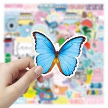 Load image into Gallery viewer, about:7-8cm 100pcs not repeated waterproof stickers
