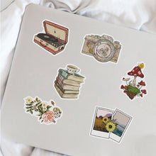 Load image into Gallery viewer, about:3-6cm vintage style waterproof stickers (50 pcs/pack)
