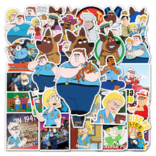 Load image into Gallery viewer, about:5.8-8.5cm 50pcs not repeated cartoon waterproof stickers

