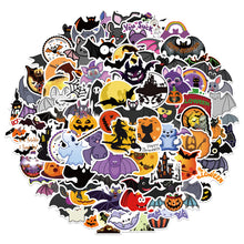Load image into Gallery viewer, about:4-6cm 100 pcs halloween day series waterproof cartoon stickers
