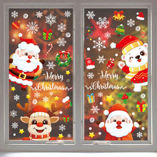 Load image into Gallery viewer, merry christmas static window glass sticker

