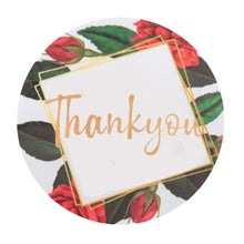 Load image into Gallery viewer, household gadgets flower floral letters alphabet thank you sticker 500pieces/roll
