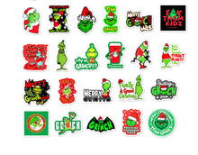 Load image into Gallery viewer, about:5.5-8.5cm(3.4&#39;&#39;) 52pcs cartoon waterproof stickers

