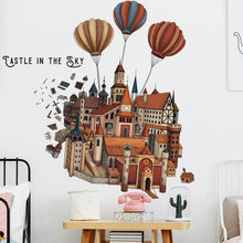 Load image into Gallery viewer, 60*90cm castle in the sky wall sticker
