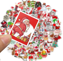 Load image into Gallery viewer, about:4-6cm 100 pcs christmas day series waterproof cartoon stickers
