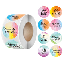 Load image into Gallery viewer, width:3.8cm tie-dye series stickers (500 pcs/roll)
