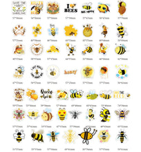 Load image into Gallery viewer, 10*10cm bee waterproof sticker(50pcs/pack)
