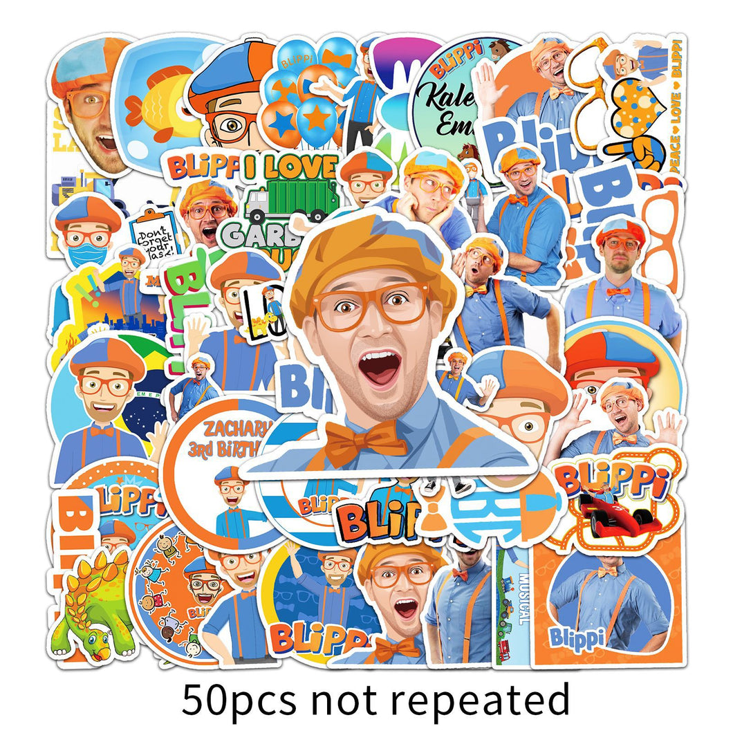 50pcs cartoon waterproof stickers