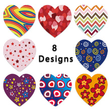 Load image into Gallery viewer, household gadgets heart love valentines day flower floral chevron zig zags star starfish swirls love sticker 500pieces/roll
