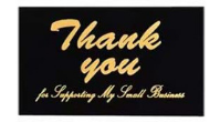 Load image into Gallery viewer, card:3.5*2inch packaging cards display card letters alphabet black series gold hot stamping thank you for buying commercial decorative label cards(50pcs/pack)
