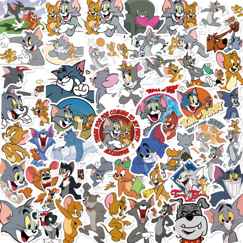 about:4-7cm cartoon waterproof stickers(50 pcs/pack)