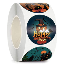 Load image into Gallery viewer, spider spider web Hallowmas sticker 500pieces/roll

