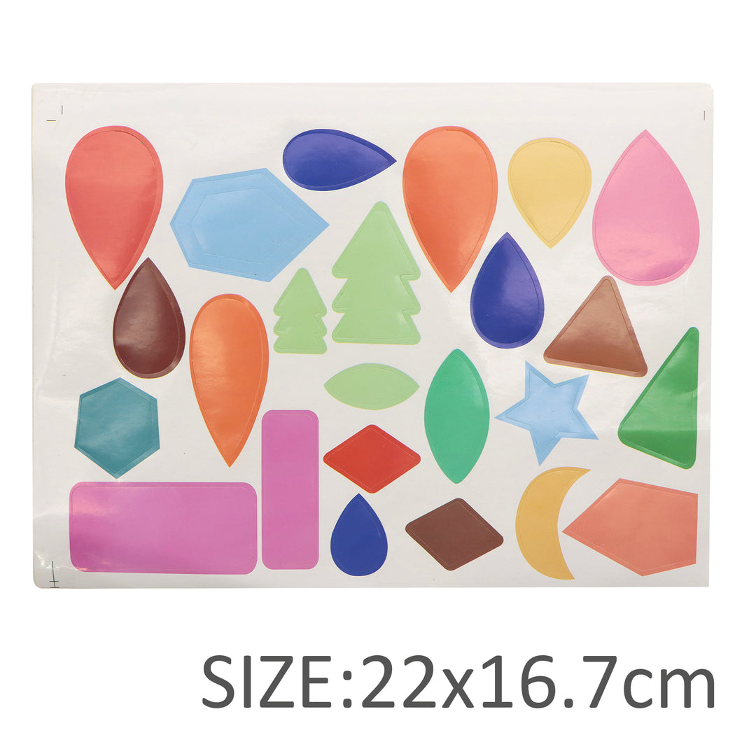 22*16.7cm handmade mould template DIY plain geometric pattern earrings stickers