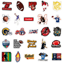 Load image into Gallery viewer, about 5-8cm(3.2&#39;&#39;) 50pcs football sports waterproof sticker
