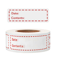 Load image into Gallery viewer, houseware letters alphabet household Goods Roll Sticker Label（125pcs/roll）
