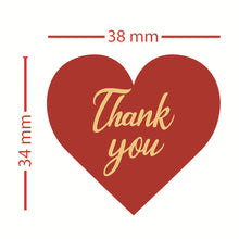 Load image into Gallery viewer, valentines day heart love letters alphabet thank you 38mm love sticker(500 pcs/roll)
