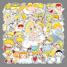 Load image into Gallery viewer, about:5.5-8.5cm 50pcs not repeated cartoon waterproof stickers
