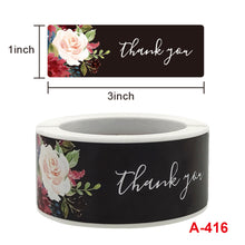 Load image into Gallery viewer, thank you flower stickers (120 pcs/roll)

