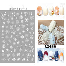 Load image into Gallery viewer, 9.4*6.3cm christmas series nail sticker（about 70 styles/piece）
